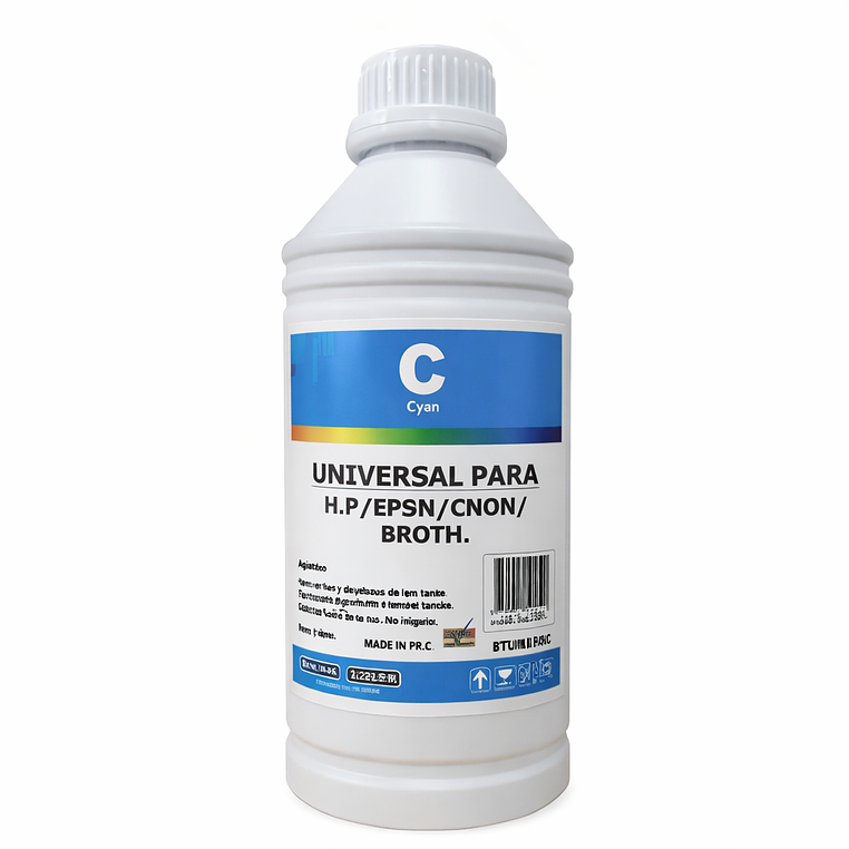 Botella Tinta Alternativa De Litro Pacific Color (C) 1