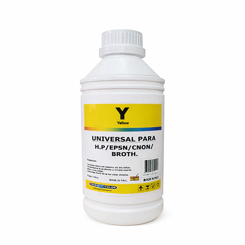 Botella Tinta Alternativa De Litro Pacific Color (Y)