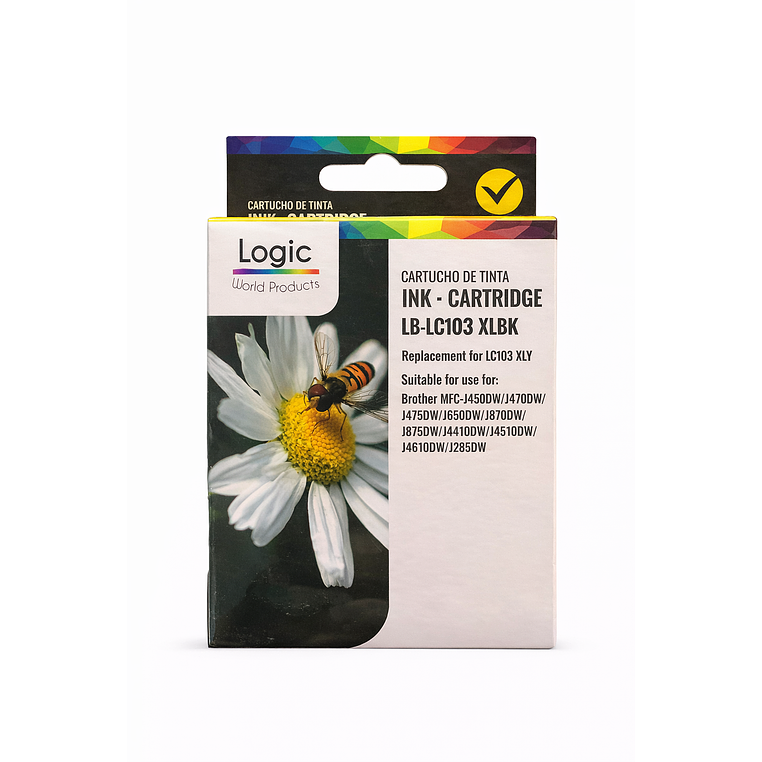 Tinta Alternativa Lc103 BK LOGIC 1