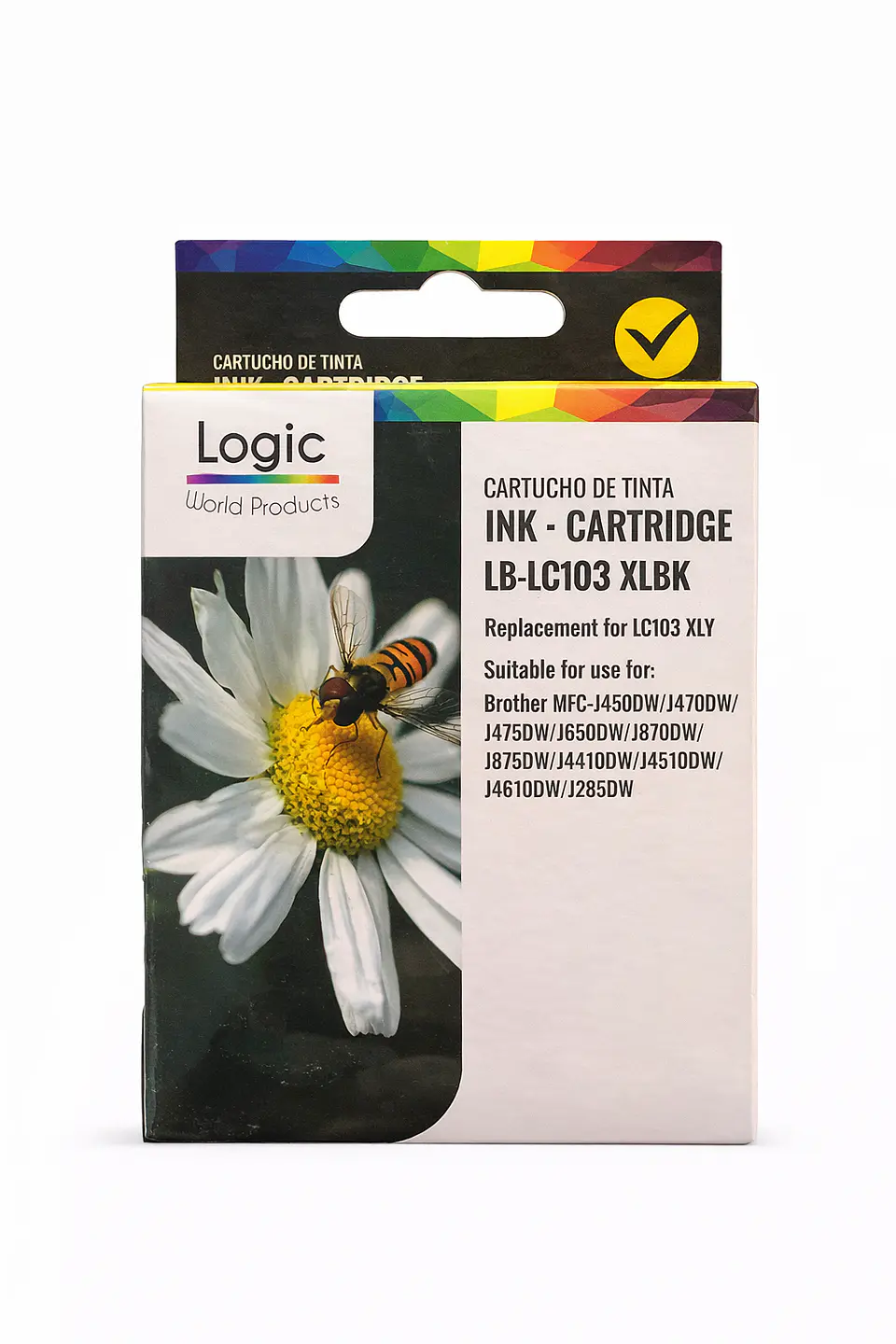 Tinta Alternativa Lc103 BK LOGIC 1