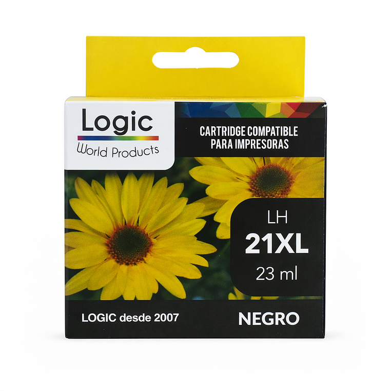 Tinta Alternativa H21 Xl Negro  Logic  1