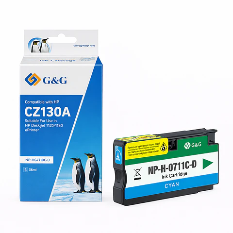Cartucho Alternativo Hp 711 cyan G&G