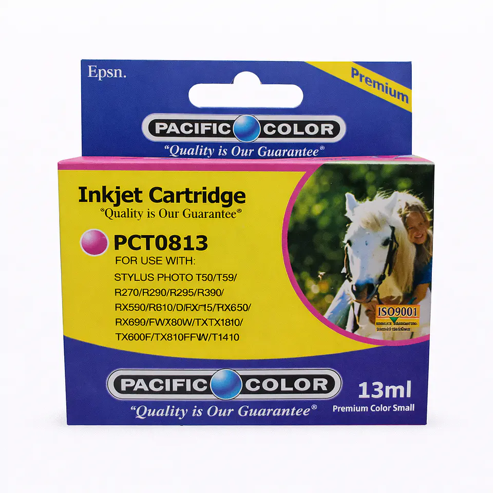 Cartucho Alternativo Pacific Color 81 Pc-T0813 Magenta 1