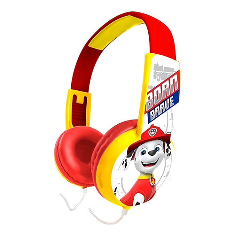 Audifonos Niños Paw Patrol Marshall Hp203371-mar Color Rojo Color De La Luz Blanco 1