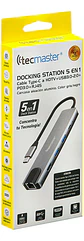 Hub Adaptador 5 En 1 Tecmaster Tm-100541 Usb-c Hdmi Rj45 Pd - Miniatura 3