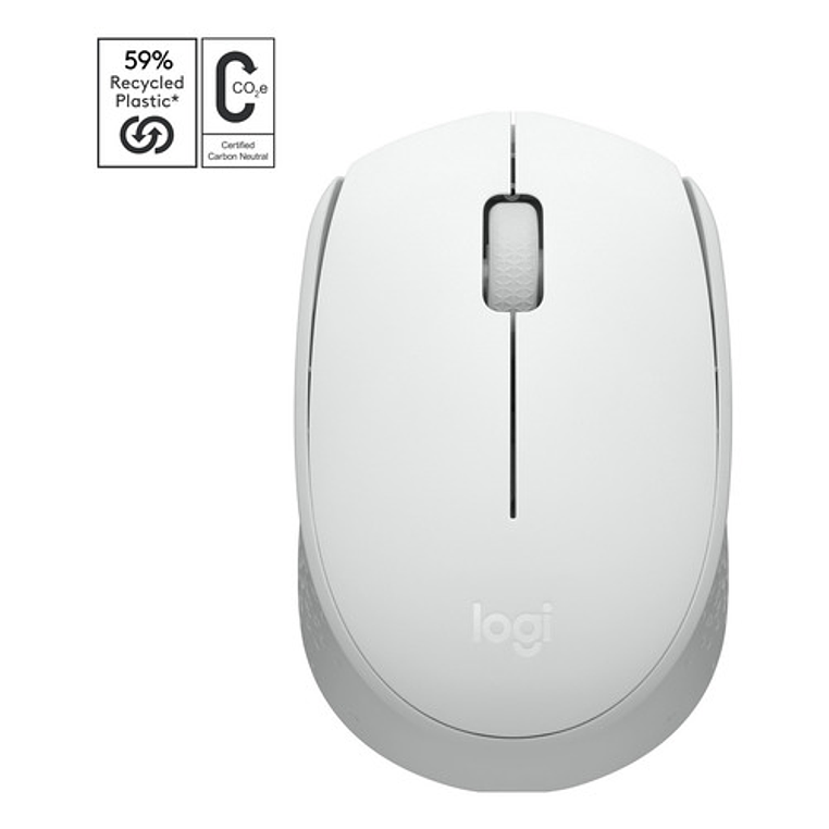 Mouse Inalambrico Logitech M170 Blanco 1