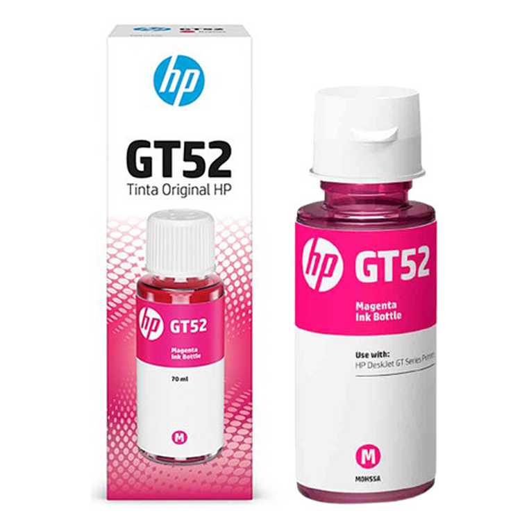 Tinta Para Impresora Hp Gt52 Color Magenta 70ml 3