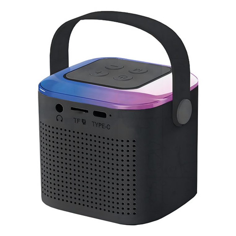 Parlante Inalambrico Bluetooth +microfono Inalambrico Negro 2