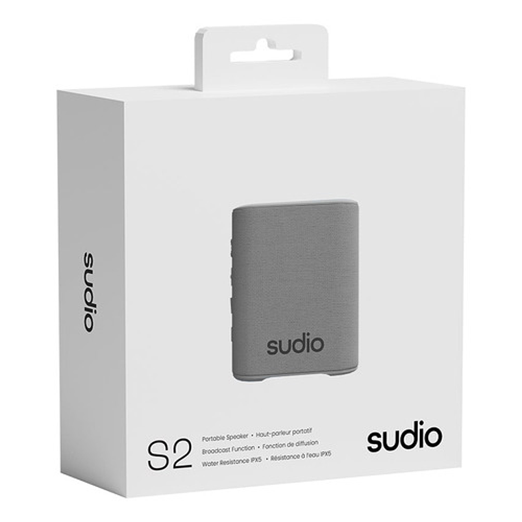 Parlante Sudio S2 Bluetooth Cool Grey 4