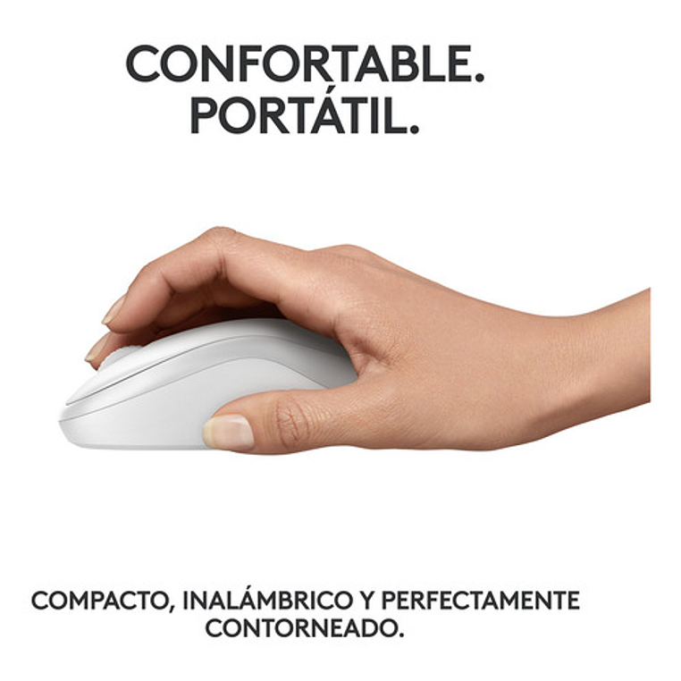 Mouse Logitech M240 Silent Inalámbrico Blanco 5