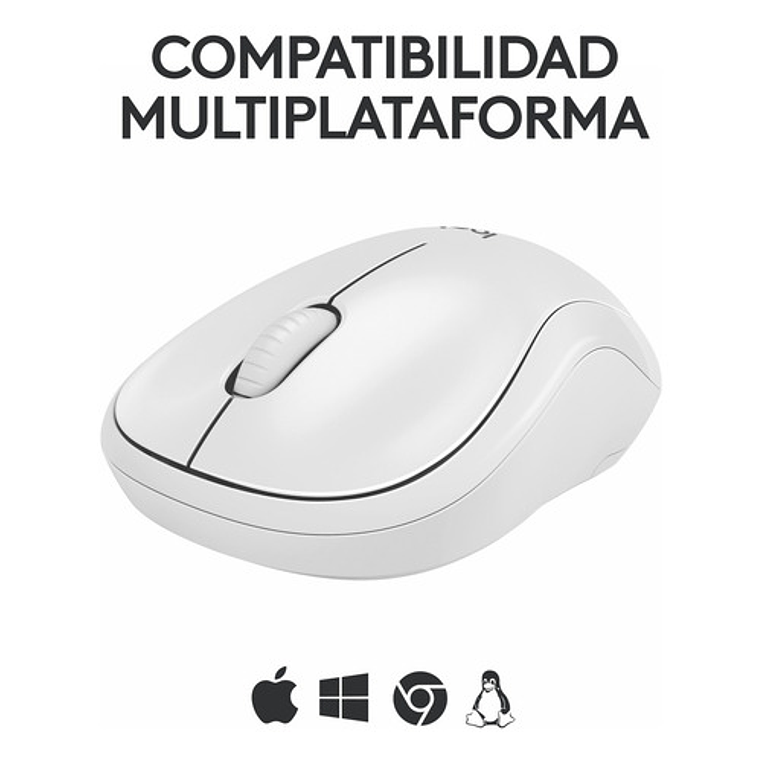 Mouse Logitech M240 Silent Inalámbrico Blanco 6
