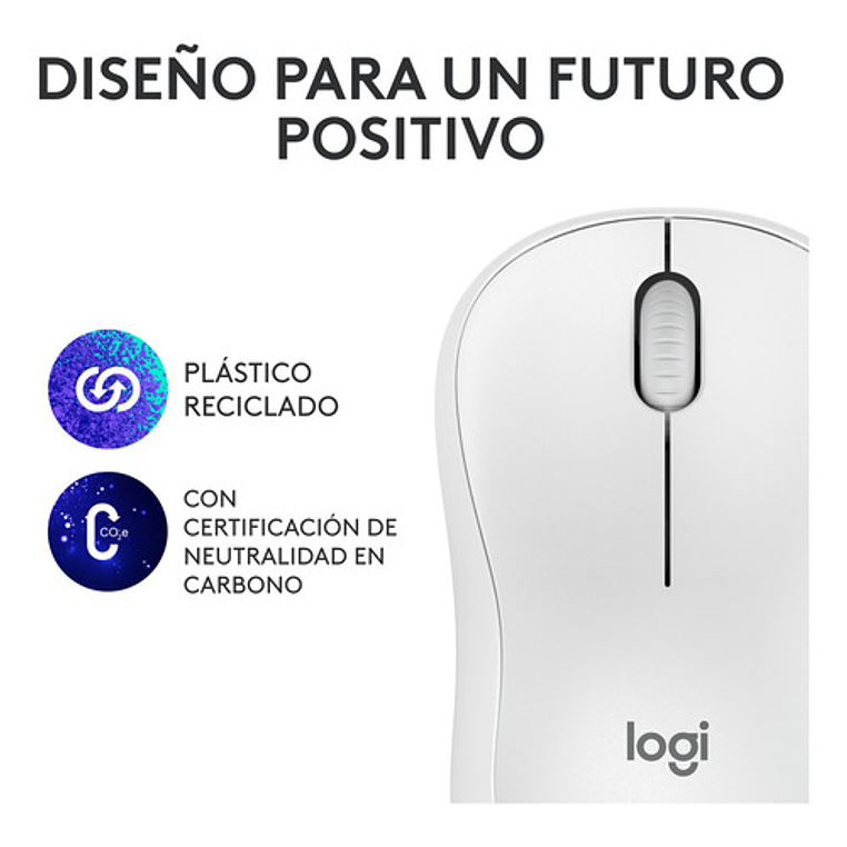 Mouse Logitech M240 Silent Inalámbrico Blanco 8