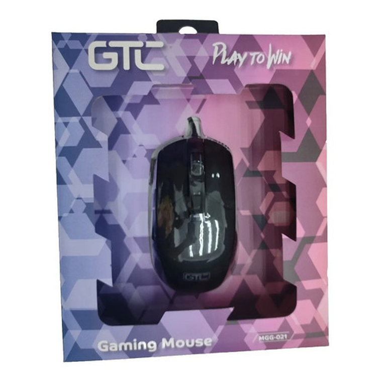 Mouse Gamer Gtc Mgg-021 6400dpi Óptico Rgb Negro 7 Botones Usb 2