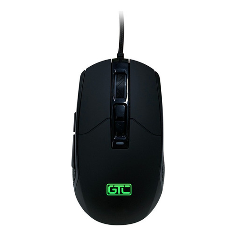 Mouse Gamer Gtc Mgg-021 6400dpi Óptico Rgb Negro 7 Botones Usb 3