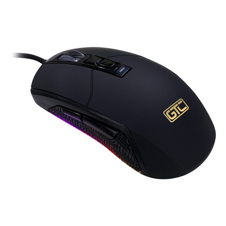 Mouse Gamer Gtc Mgg-021 6400dpi Óptico Rgb Negro 7 Botones Usb 4