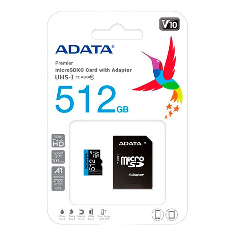 Memoria Micro Sd Adata 512gb Premier Microsdxc/sdhc 3
