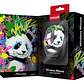 Mouse Inalámbrico Maxell Diseño Wild 4000dpi Usb/usb-c Panda Celeste - Miniatura 3