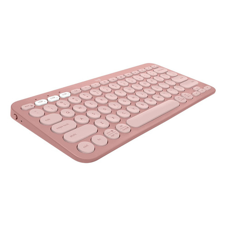 Teclado Bluetooth Logitech Pebble Keys 2 K380s Qwerty Teclado Rosado Idioma Español 1