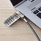 Candado De Seguridad Para Notebook Nano Slot, Con Clave Plateado - Miniatura 4
