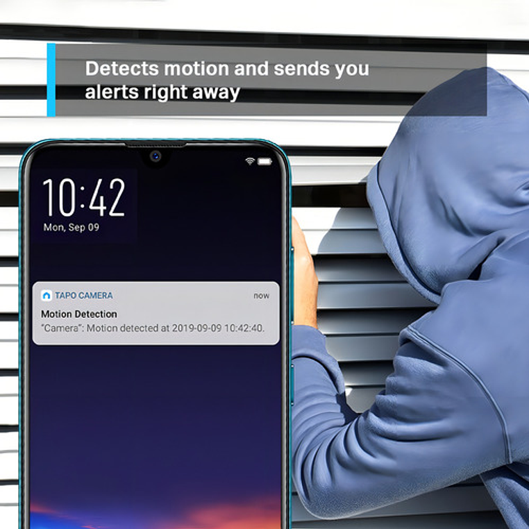Cámara De Seguridad Tp-link Tapo Smart C200 V1 Con Resolución 2mp Visión Nocturna Incluida Color Blanco 11