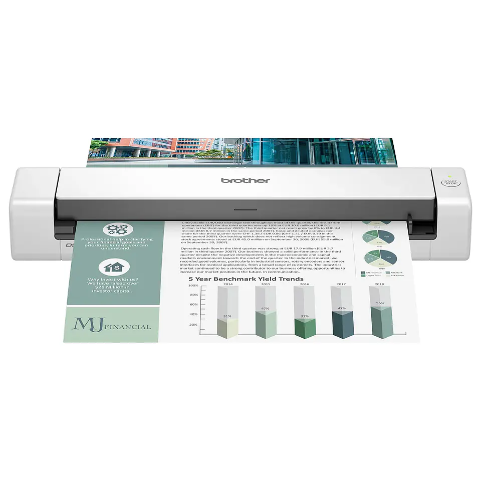 Escáner Portátil Dúplex a Color DS-740D Brother 1