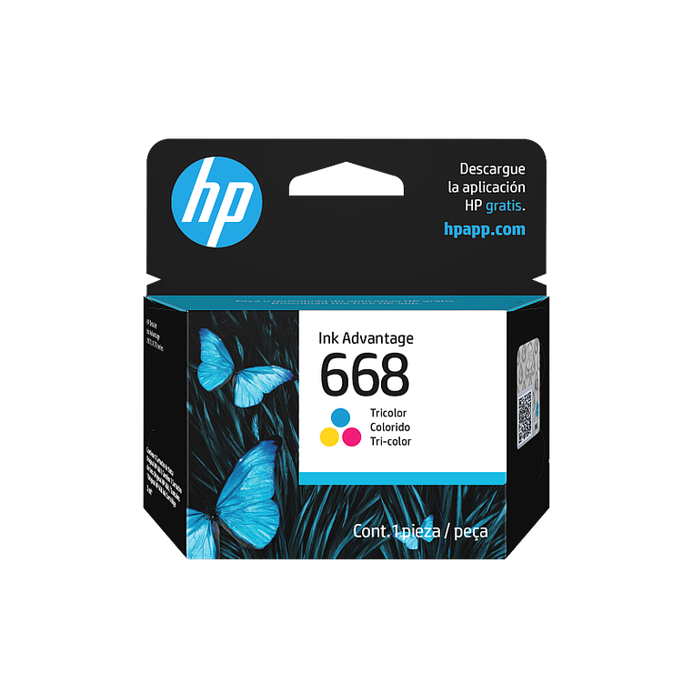 CARTRIDGE ORG. HP 668  COLOR (7FP36VL) 1