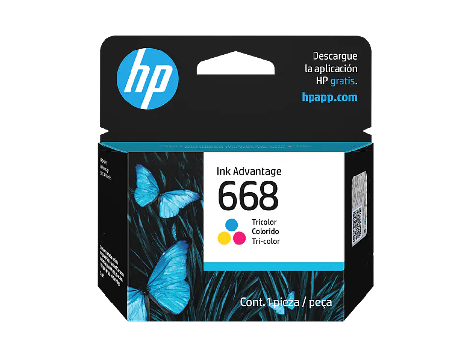 CARTRIDGE ORG. HP 668 C (7FP36VL) 1