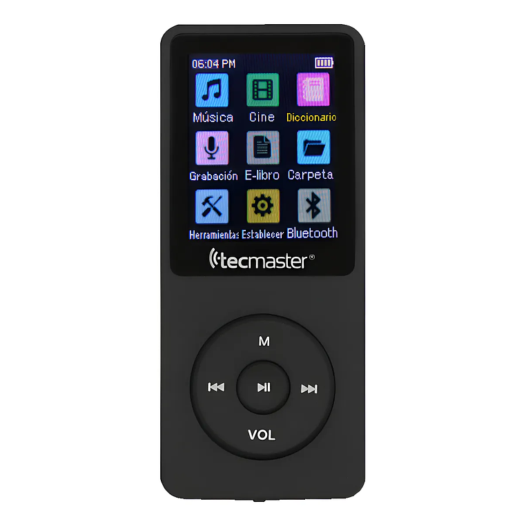 MP3 BLUETOOTH 16GB CARCASA ABS+AUDIFONO TM-300523 TECMASTER 1