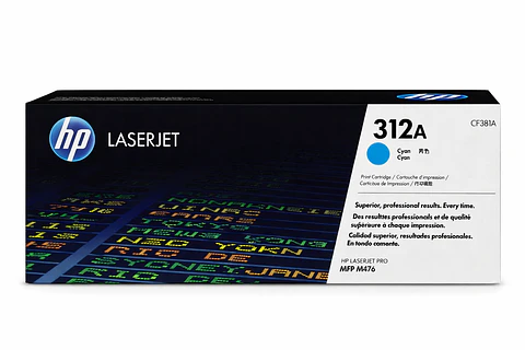 Tóner  LaserJet Color HP 312A C (CF381A)