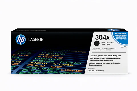 Tóner LaserJet HP 304A BK (CC530A)