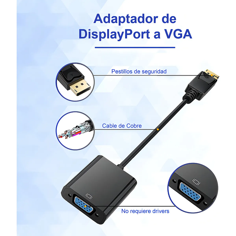 CONVERSOR DISPLAY PORT A VGA BR10308 BIRLINK 3