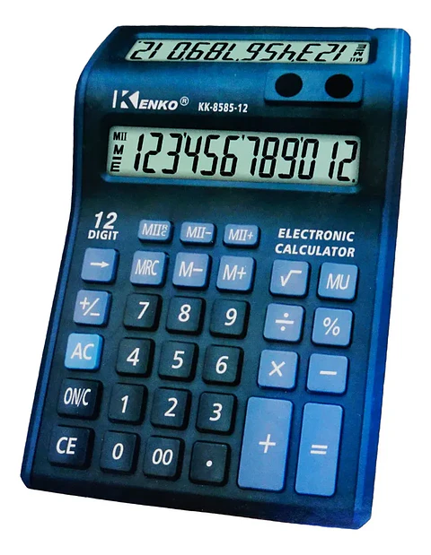 CALCULADORA DOBLE PANTALLA KK-8585 KENKO
