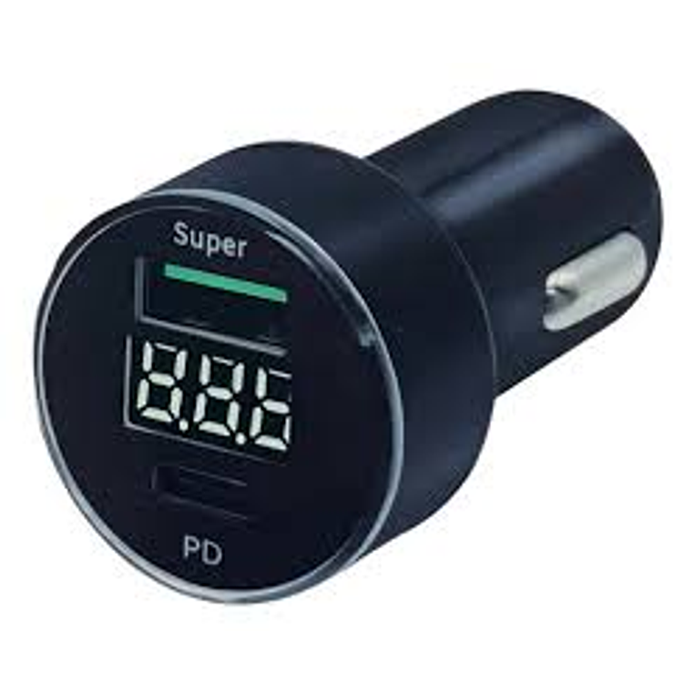 Cargador de Auto QC3.0 USB Philco  1