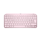 Teclado Logitech MX Keys Mini Rosado Inalambrico Bluetooth - Miniatura 1