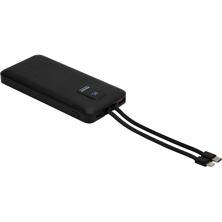 BATERIA EXTERNA 10000 MAH 22.5W BLACK PBK 25 PHILCO 3