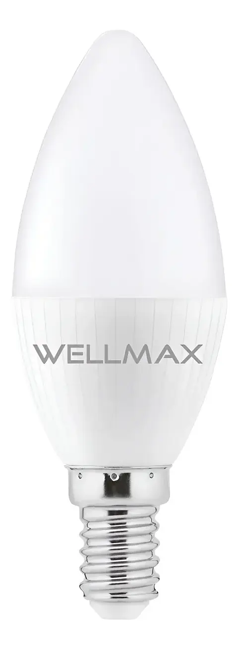 AMPOLLETA VELA C37 6W CW E-14 WELLMAX