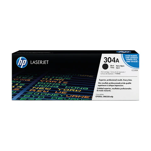Tóner LaserJet HP 304A BK (CC530A)