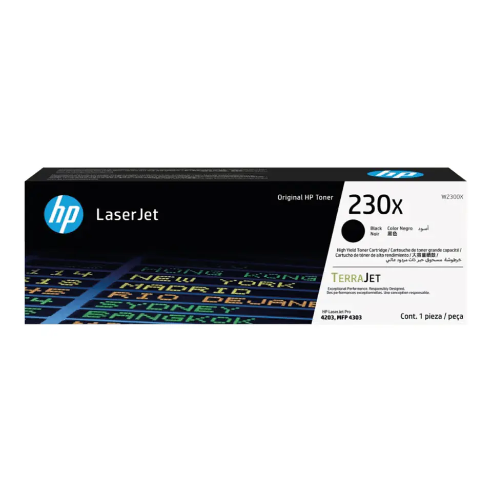Tóner Original HP 230X BK (W2300X) 1