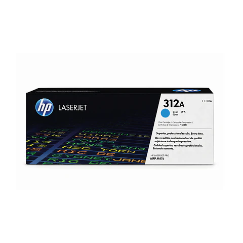 Tóner  LaserJet Color HP 312A C (CF381A)