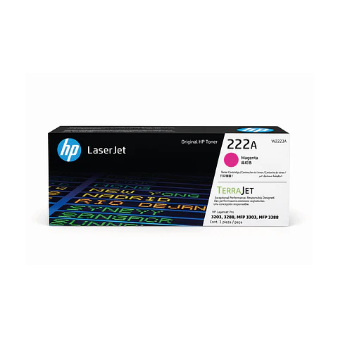 Tóner Original HP 222A Magenta (W2223A)