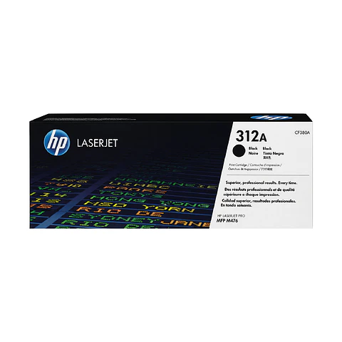 Tóner LaserJet HP 312A BK (CF380A)