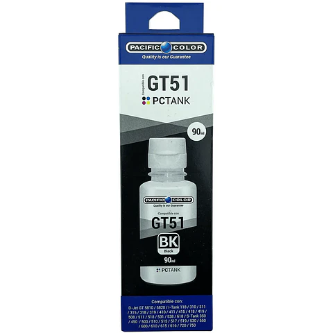 Tinta Alternativa GT51 BK PACIFIC COLOR