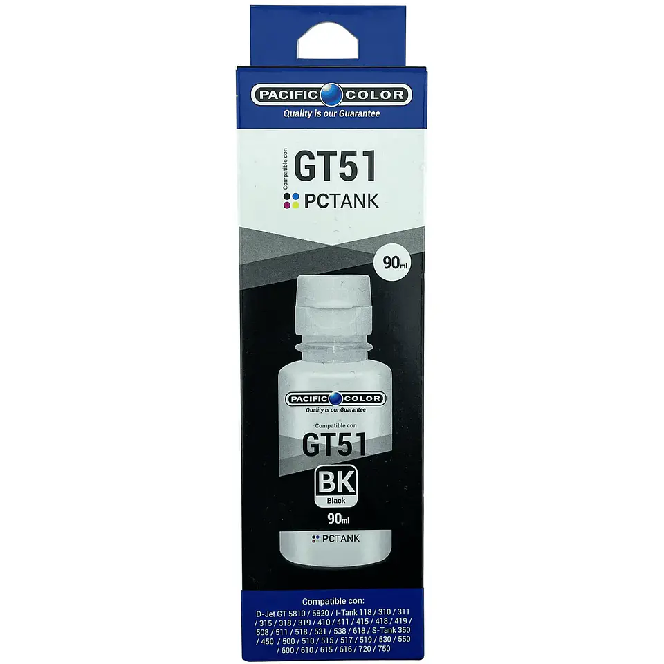 TINTA ALT. GT51 BK PACIFIC COLOR 1