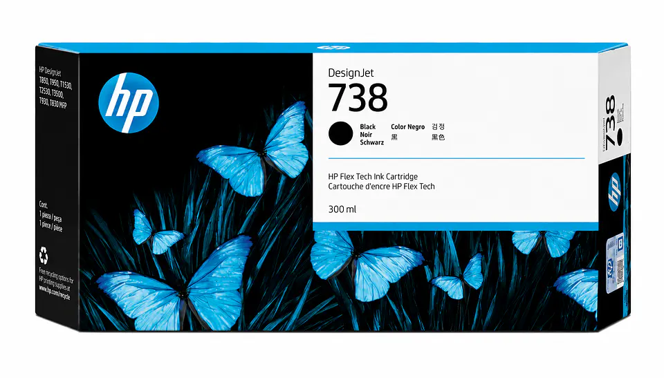 Tinta Original HP 738 BK (498N8A) 1