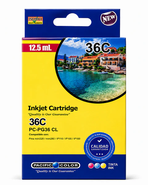 CARTRIDGE ALTERNATIVO. PGI-36 CL PACIFIC