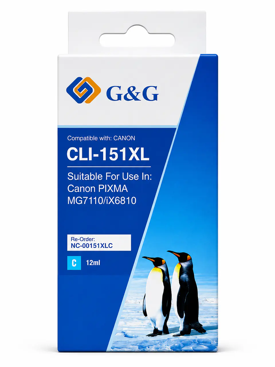 Tinta Alternativa Cli-151 Xl C G&G 1