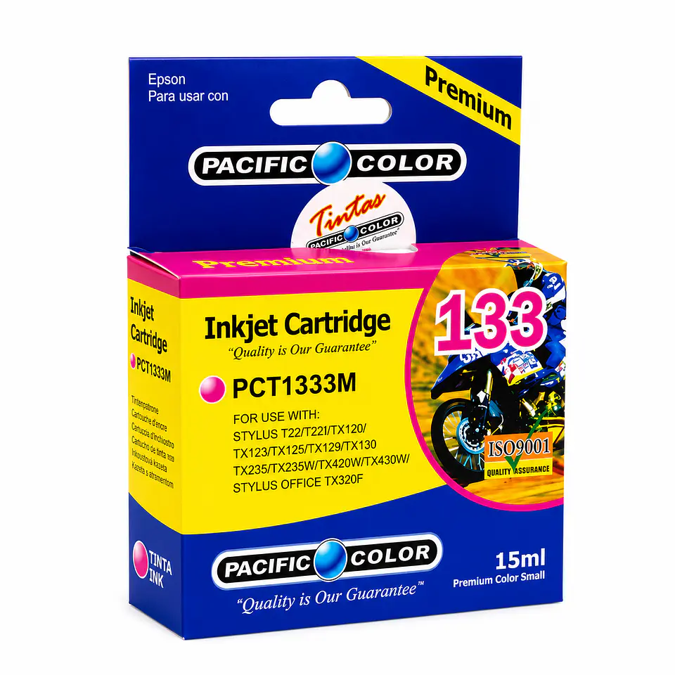 Cartucho Alternativo Pacific Color PC-T133 M 1