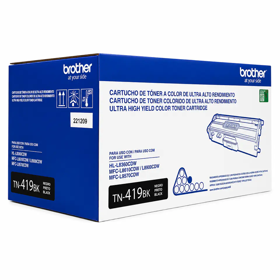 Toner Brother Tn-419 Bk Original 2
