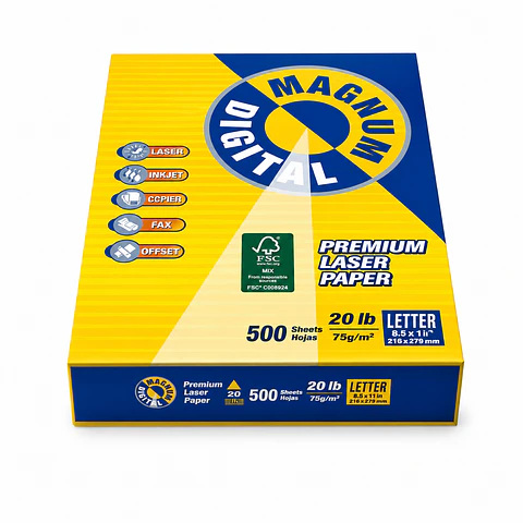Resma De Papel Tamaño Carta 500 Hojas Magnum