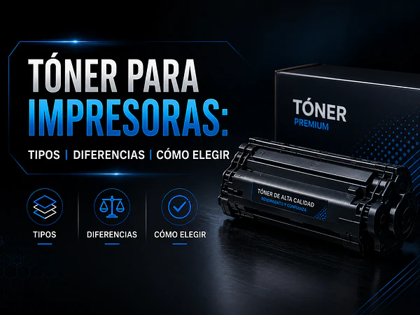 Tóner para impresoras: tipos, diferencias y cómo elegir el mejor